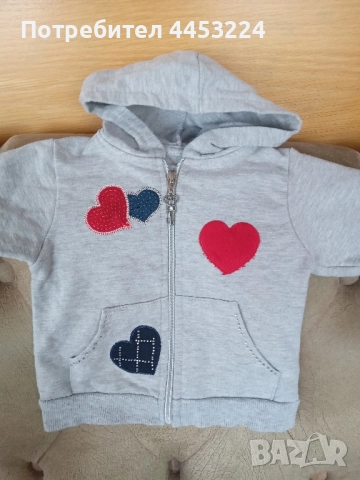 Бебешки суичари и жилетки , снимка 3 - Жилетки и елечета за бебе - 51066002