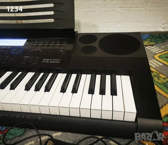 Синтезатор клавир CASIO CTK-6200 с динамична клавиатура и USB порт 5 октави, снимка 5 - Синтезатори - 47248190