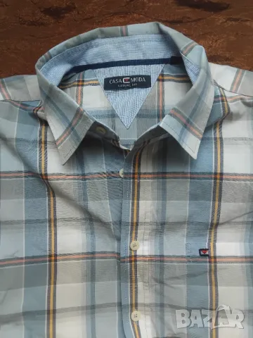 Casa Moda голям размер XXL мъжка риза къс ръкав