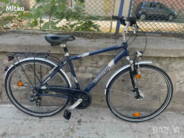 28 цола алуминиев велосипед с 21 скорости усилени капли амортисьори предни като нов в перфектно , снимка 3 - Велосипеди - 51194803