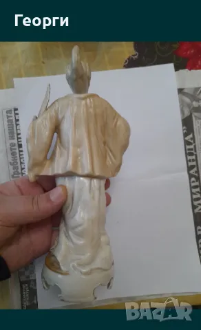 Стара порцеланова статуетка, снимка 12 - Антикварни и старинни предмети - 50125536