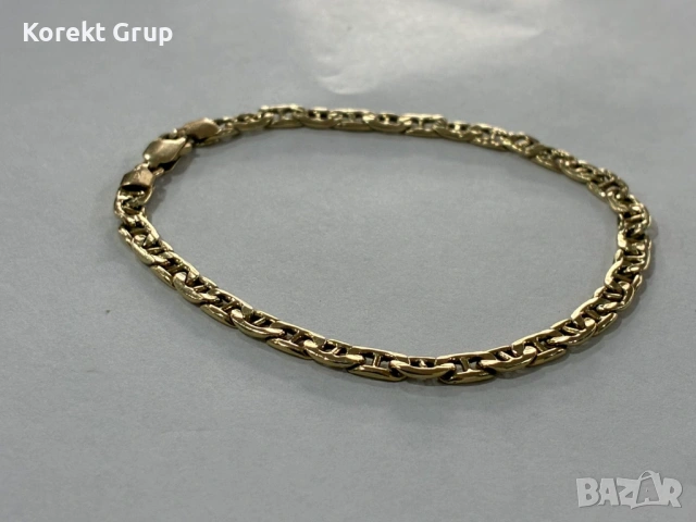 Златна гривна 14к злато, снимка 3 - Гривни - 54135095