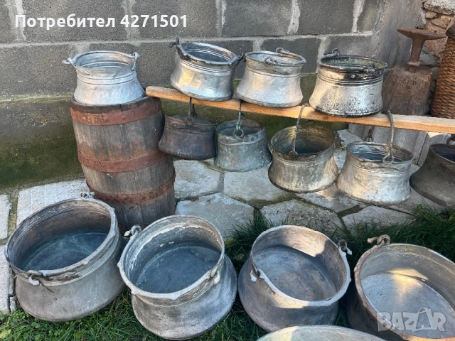 Стари менци и чанове тави, снимка 2 - Колекции - 52798458