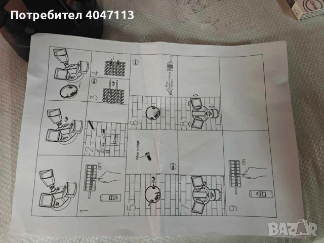 24W LED лампа с датчик за движение – 2000 lm и IP защита за всякакви условия, снимка 4 - Лампи за стена - 51789008