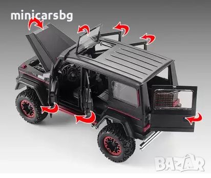 Метални колички: Mercedes-Benz G500 G-4x4 / G-Wagon (Мерцедес-Бенц), снимка 2 - Колекции - 46484756