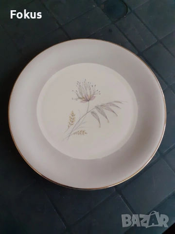 Голяма порцеланова чиния Bavaria, снимка 2 - Антикварни и старинни предмети - 53377324