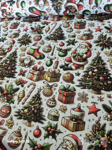 Коледен хидрофобиран плат