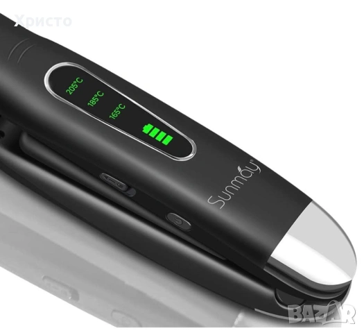 НОВО!!! Безжичен преса и маша за коса 2 в 1 Sunmay Voga , снимка 5 - Преси за коса - 53461642