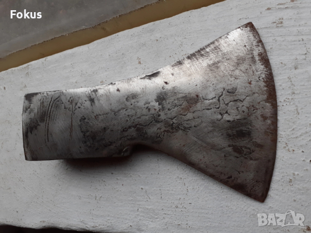 Голям масивен топор Adler брадва секира, снимка 3 - Антикварни и старинни предмети - 53498760