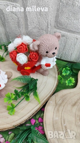 Сладки малки мечета в бяло и червено!!, снимка 3 - Декорация за дома - 52126193