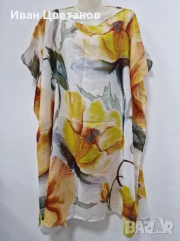 Плажна туника от 100% памук – Стил и комфорт за лятото, снимка 8 - Туники - 50036667