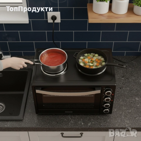 Малка готварска  печка TERMOMAX TXC56CL, снимка 3 - Печки, фурни - 52964388