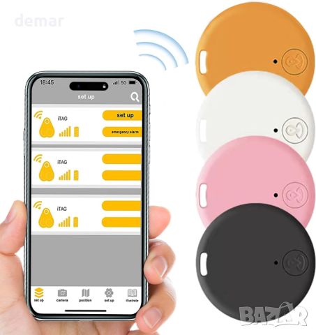 Bluetooth търсачка за предмети, за ключове, портфейли, домашни любимци,съвместима с Android и iOS, 4, снимка 1 - Друга електроника - 45623661