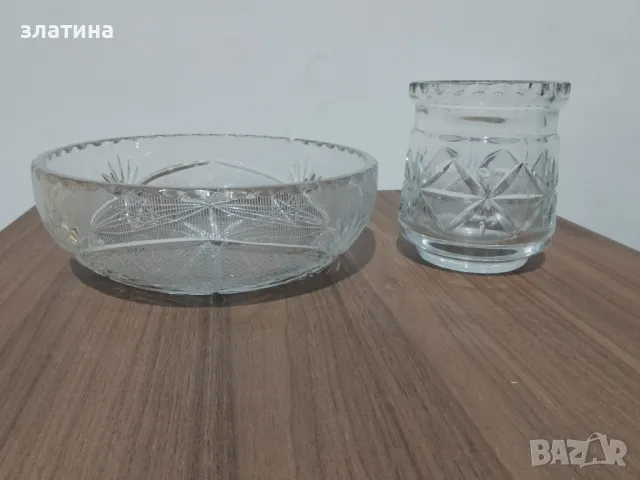Кристални/ стъклени чаши и вази , снимка 3 - Сервизи - 48351441