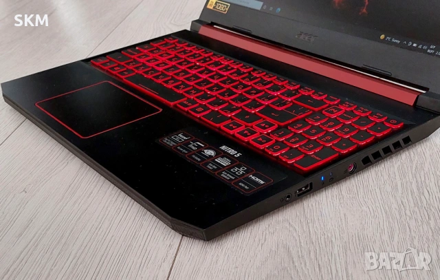 Ryzen 5|GTX1650|8RAM|FHD IPS laptop лаптоп ацер нитро 5 Nitro 5 гейминг, снимка 7 - Лаптопи за игри - 52354610