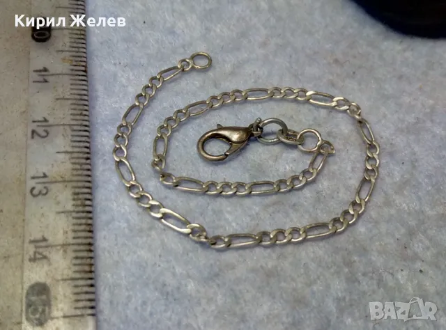 КЛАСИЧЕСКА КАРТИЕ ПЛЕТКА СРЕБЪРНА ГРИВНА МАРКОВО СРЕБРО C-Z 925 РЪЧНА РАБОТА 49342, снимка 7 - Гривни - 49757554