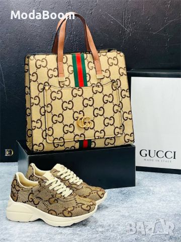 😍Gucci стилни дамски комплекти😍, снимка 5 - Маратонки - 46507024