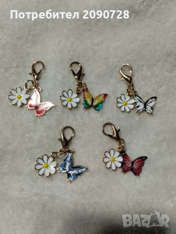 малки нежни висулки за чанти или ключодържатели , снимка 5 - Чанти - 52123975