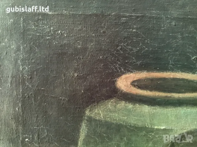 Картина, натюрморт с плодове, худ. Марин Петров Железаров (1933-2001), снимка 6 - Картини - 49425602