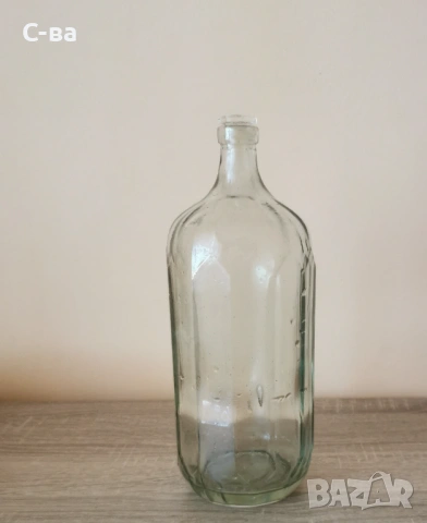 Стъклено лабораторно шише с шлифована тапа 