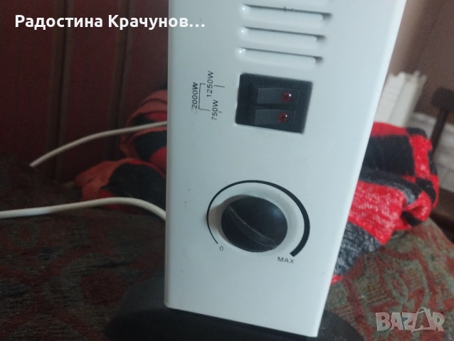 Продавам малка електрическа отоплителна печка 