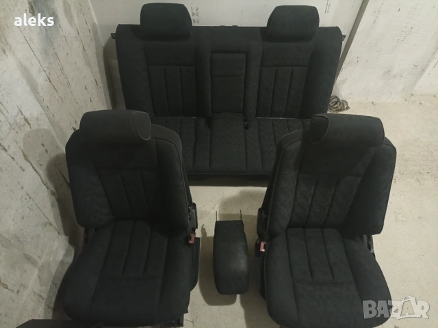 Салон за w140 от плат без скъсано или протрито