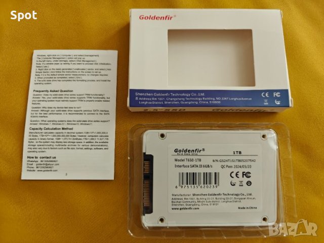 SSD 2.5" 1TB SATA III, снимка 4 - Твърди дискове - 46470509