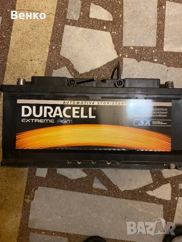 Акумулатор 12 v 105ah Duracell start stop 