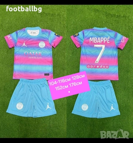 NEYMAR JR MESSI MBAPPE ❤️⚽️ детско юношески футболни екипи ПСЖ ❤️⚽️ РЕТРО екипи , снимка 16 - Футбол - 40724928