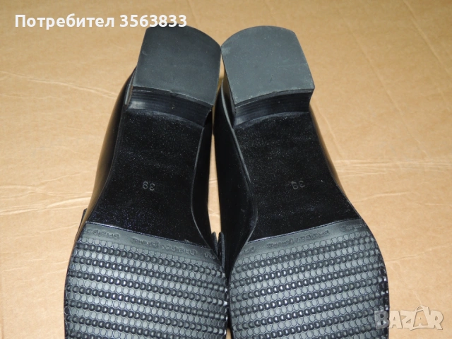 Дамски обувки  DAMA PIKA от естествена черна кожа., снимка 18 - Дамски елегантни обувки - 54182771