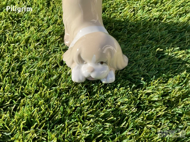 Порцеланова фигурка на куче от Porseval Valencia., снимка 2 - Колекции - 53837594