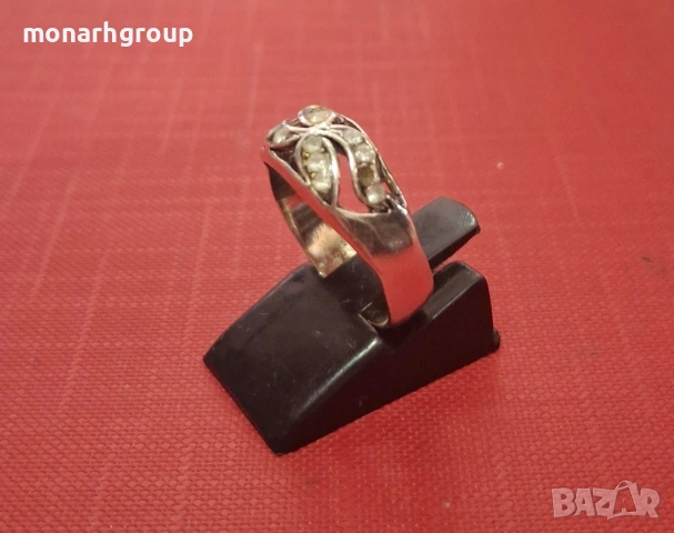 Сребърен пръстен, снимка 5 - Пръстени - 52655744