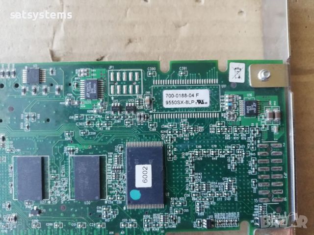 3ware AMCC 9550SX-8LP SATA II PCI-X RAID Controller Card, снимка 10 - Други - 45222383