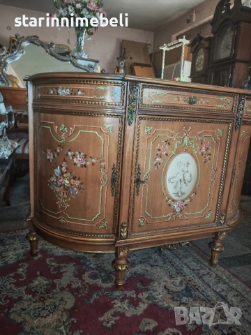 Изключителен рисуван комод , снимка 7 - Бюфети - 52519026