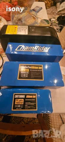 Литиева батерия 48v/ 10ah, снимка 3 - Скейтборд, ховърборд, уейвборд - 54221364