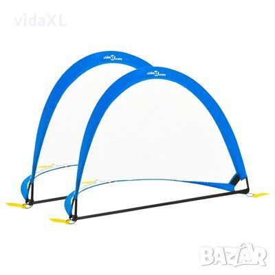 vidaXL Детски футболни врати с чанта за съхранение 183x117,5x120,5 см(SKU:93364, снимка 1 - Други стоки за дома - 46023515