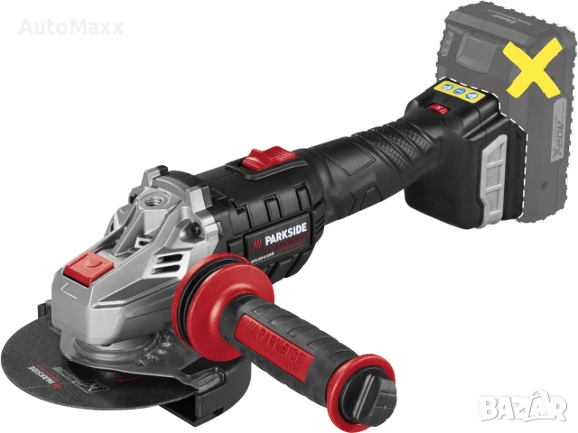 Безчетков ъглошлайф Ф125mm Parkside Performance 20V