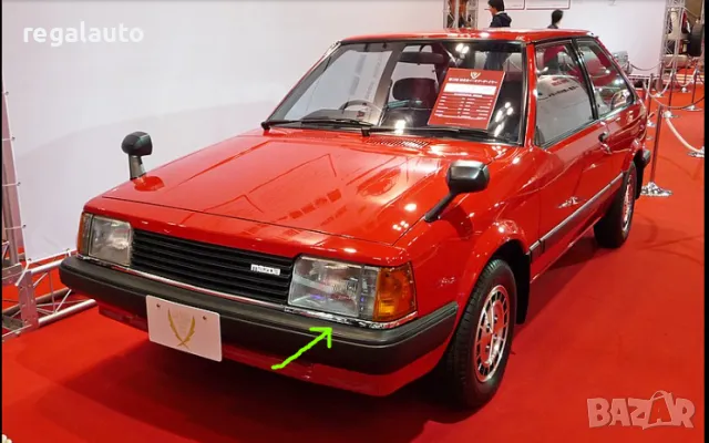 B00151049,хром лайсна лява под фар MAZDA 323 II BD,1980-1985, снимка 2 - Части - 47805514