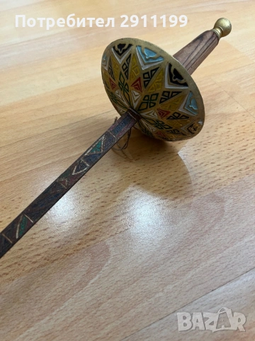 Стара декоративна шпага, Toledo, снимка 3 - Антикварни и старинни предмети - 53847210