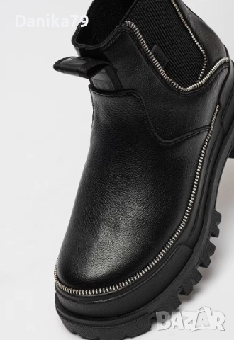 Buffalo - Боти от еко кожа с масивна подметка, снимка 7 - Дамски боти - 52395460