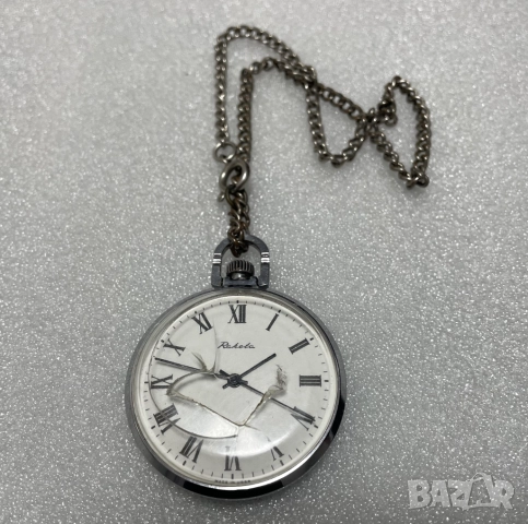 Джобен Часовник "Raketa" Сделано в СССР, снимка 2 - Антикварни и старинни предмети - 51742466