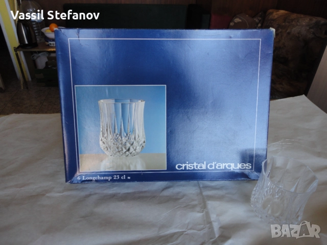 Кристални чаши  Френски оргинал, снимка 12 - Други стоки за дома - 52529908