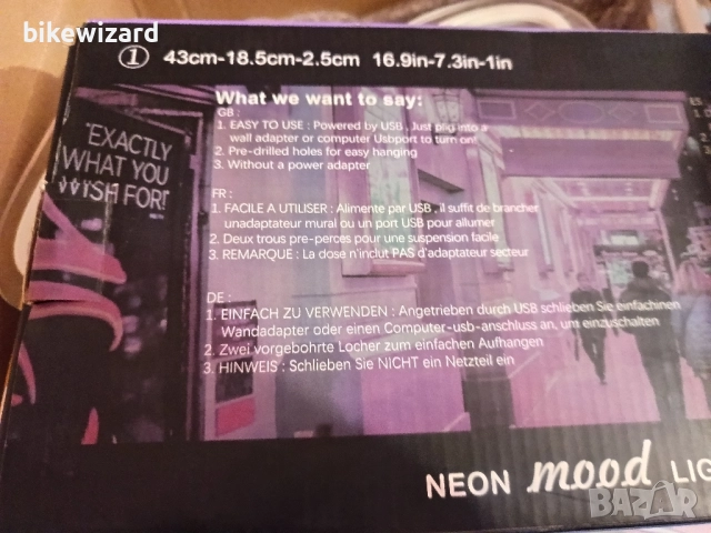 Неонова табела Wanxing Let's Party, LED табела Let's Party, димируема топло бяло НОВА, снимка 5 - Друга електроника - 51918293