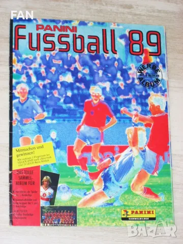  Оригинален стикер албум ПАНИНИ - PANINI FUSSBALL 89 Бундеслига сезон 1989/90 частично попълнен, снимка 1 - Фен артикули - 46988507