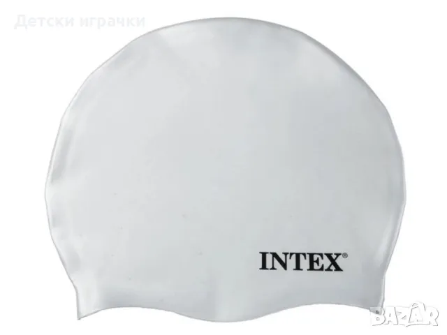 Детска Шапка за плуване Intex, силиконова, 8+ години, снимка 2 - Други - 50061649