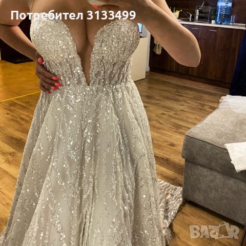 Сватбена рокля , снимка 1 - Сватбени рокли - 46144501
