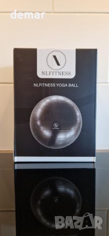NLFITNESS йога топка, включва помпа, снимка 8 - Фитнес уреди - 45300577