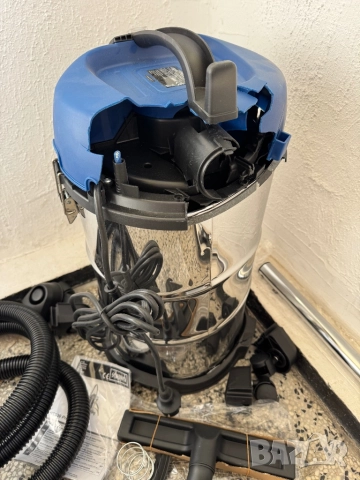 Прахосмукачка 3 в 1 за Сухо и Мокро NTS30 Premium Scheppach 5907720901, 1300W, 30L!, снимка 6 - Прахосмукачки - 52535474
