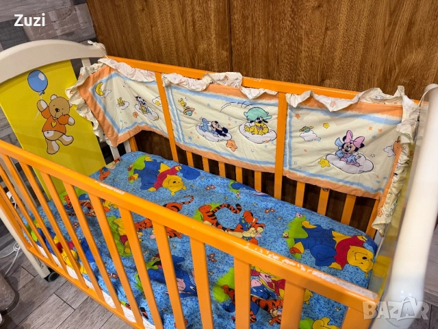 Детски матрак, протектор,  обиколници, чаршаф с ластик, снимка 11 - Кошарки - 52267905