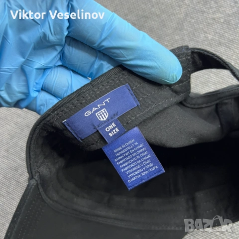 GANT USA Baseball Cap One Size Лапка с Козирка Черна, снимка 5 - Шапки - 54290919